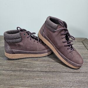 Birkenstock Honnef High‎ Leather Boots Oiled Nubuck, Roast Brown, M7/W9 EU40